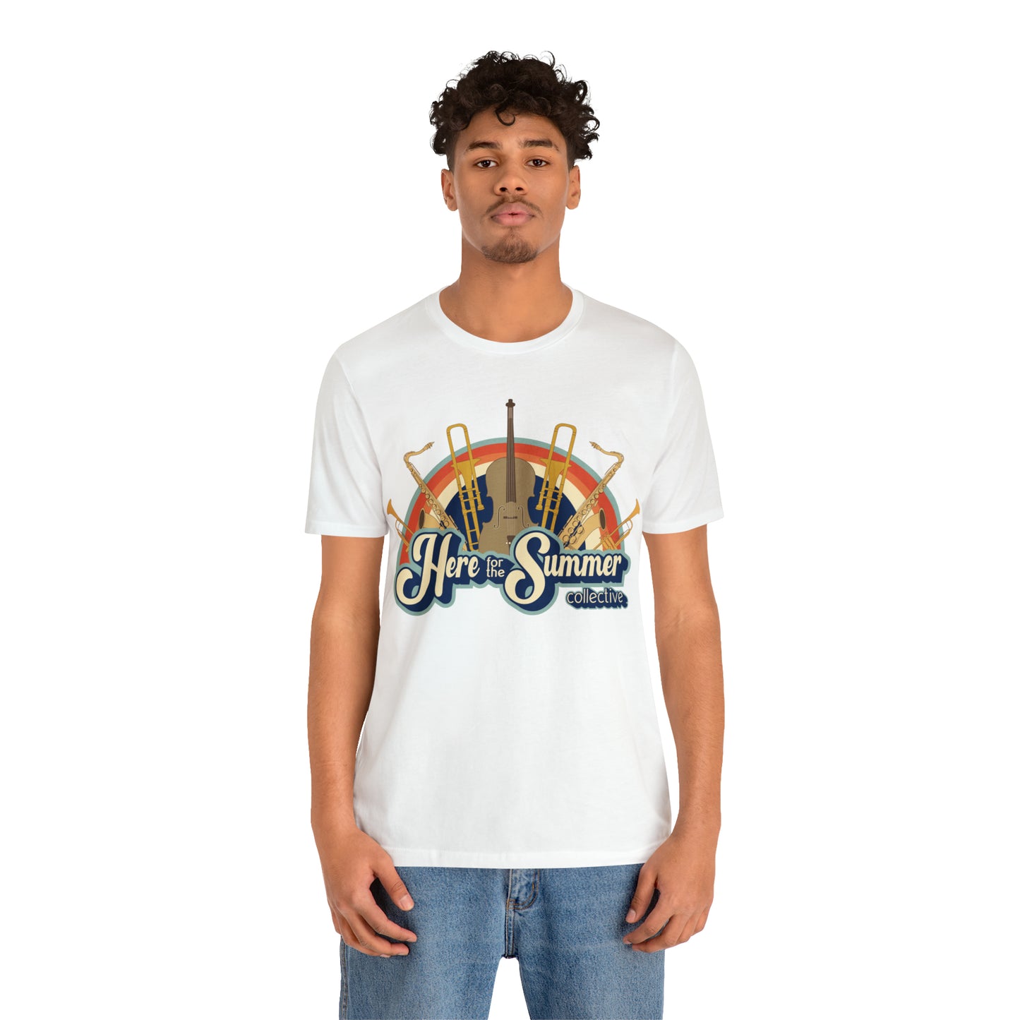 Here for the Summer Unisex Jersey Short Sleeve Tee