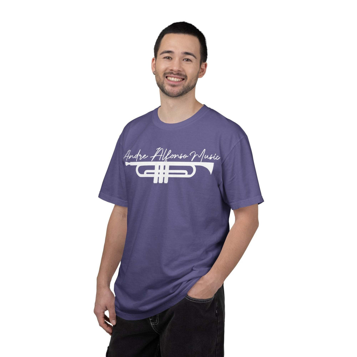 Trumpet Music T-Shirt — Andre Alonso Music Logo Tee