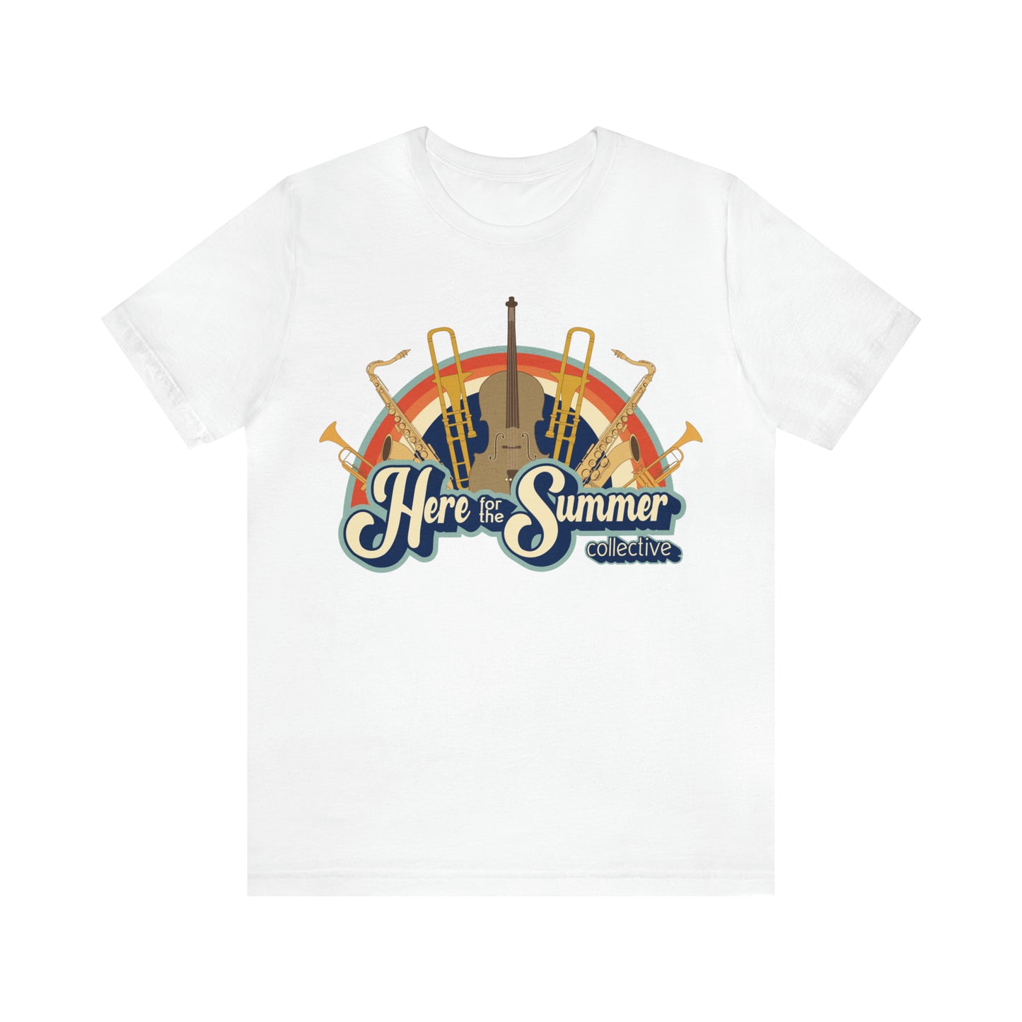 Here for the Summer Unisex Jersey Short Sleeve Tee