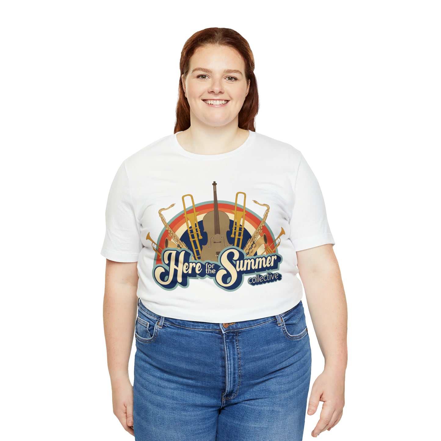 Here for the Summer Unisex Jersey Short Sleeve Tee