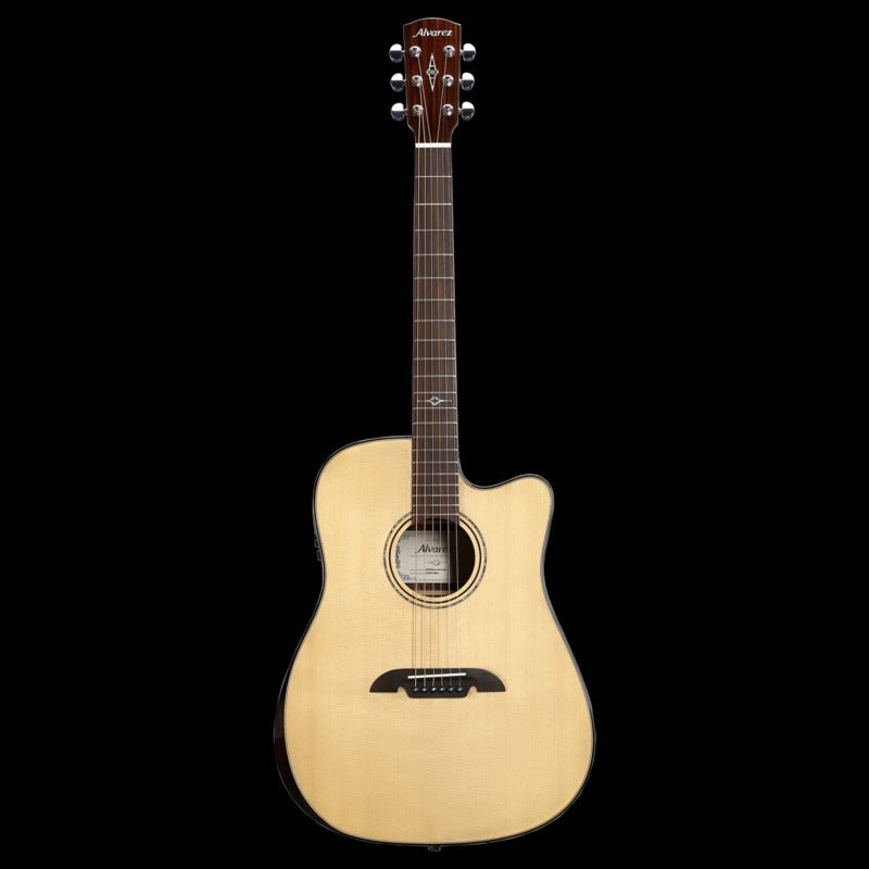 Alvarez Artist Elite Dreadnought Guitar, Acoustic Electric, Armrest, with Cutaway