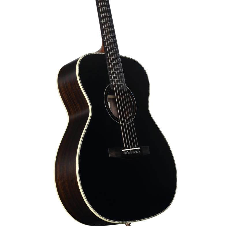 Alvarez Laureate Folk/OM Acoustic Electric LF70e Herringbone Blacktop