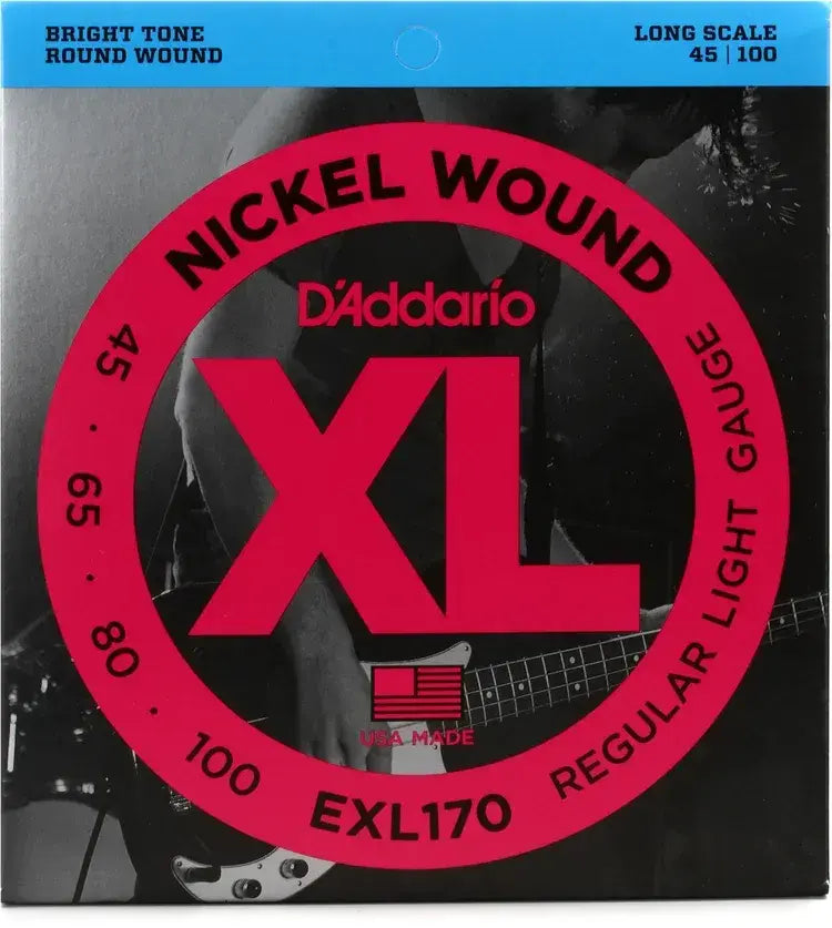 D'Addario Nickle Wound 45/100 EXL170