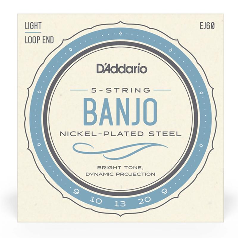D'Addrio EJ60 Nickle-Plated Steel 5-String Banjo