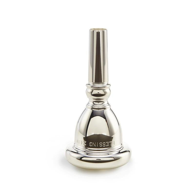 Blessing MPC24AWTB Tuba Mouthpiece, 24AW, silver-plated
