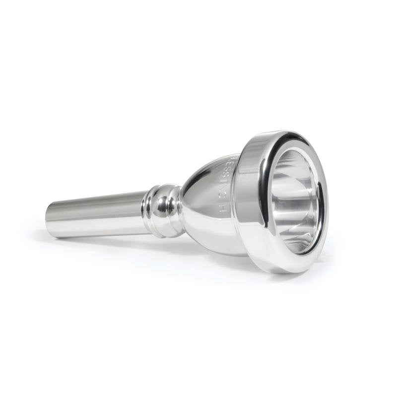 Blessing MPCHTB Tuba Mouthpiece, H, Helleberg, silver-plated