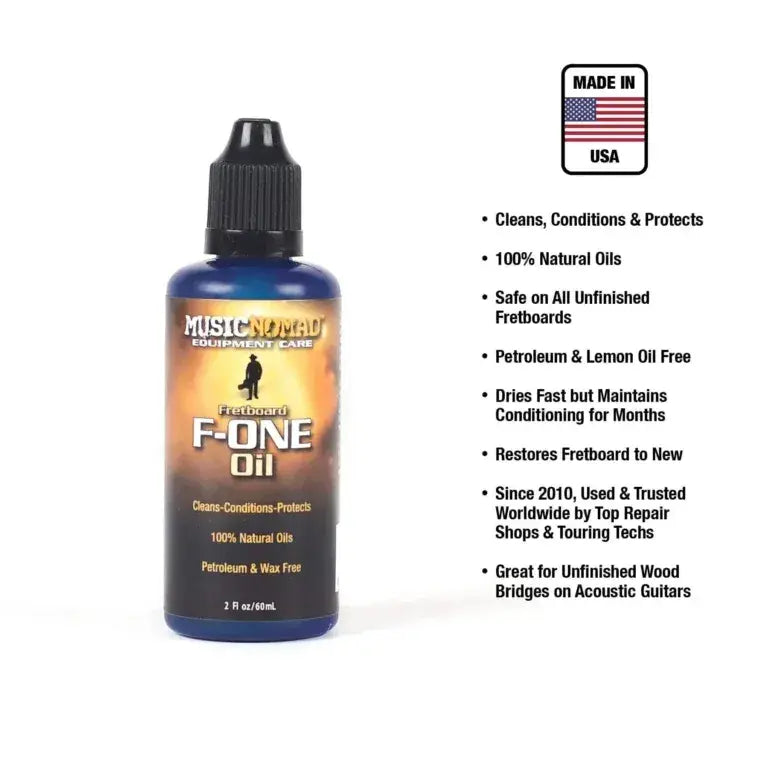 Music Nomad - Fretboard F-ONE Oil – Cleaner & Conditioner