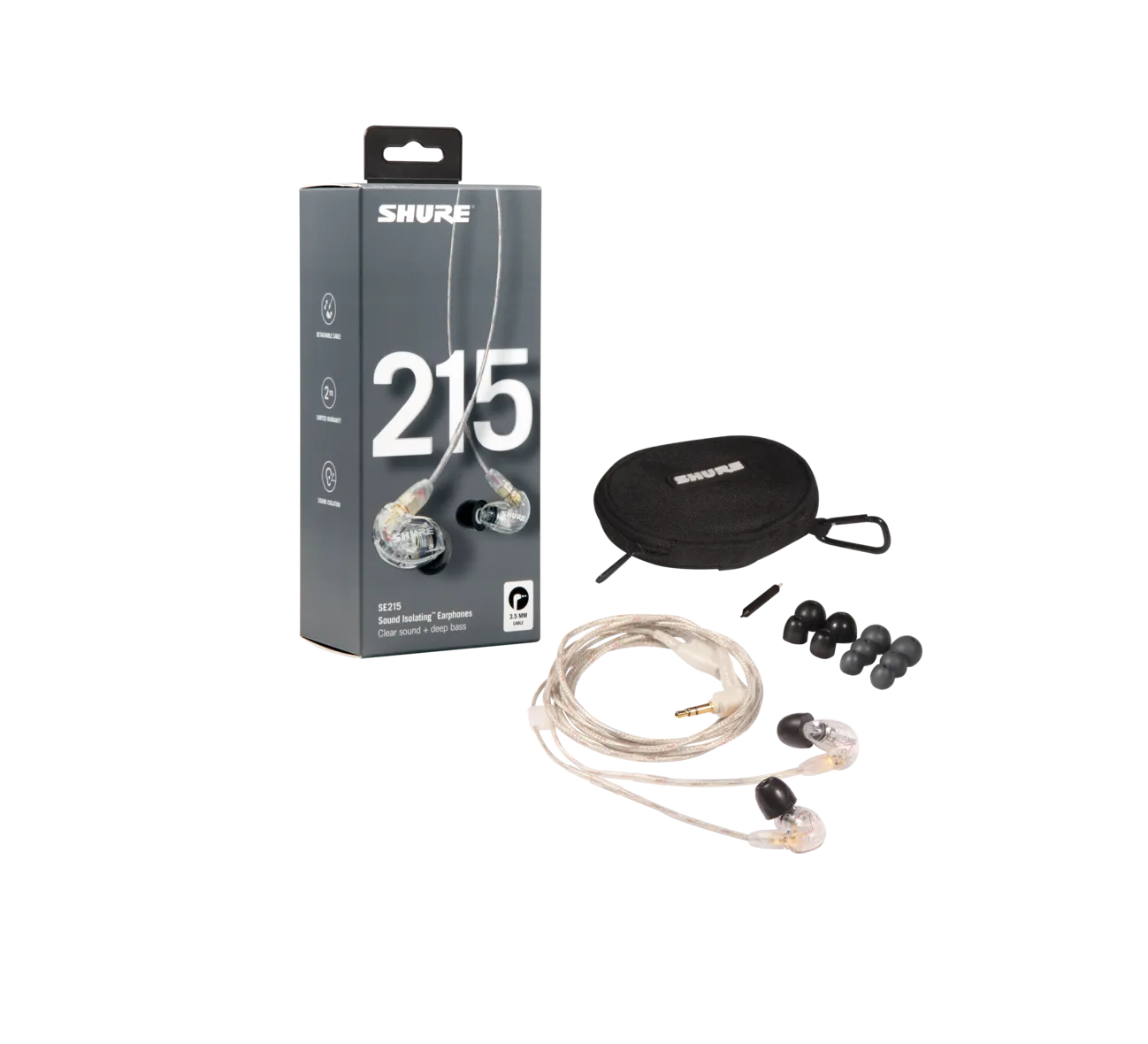 SHURE SE215CL Professional Sound Isolating Earphones