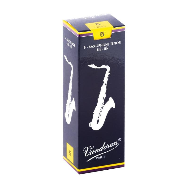 Vandoren Traditional Tenor Saxophone Reeds - 5 Per Box