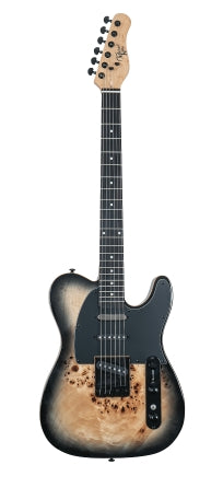 TRIPLE 50 BLACK BURL ELECTRIC GUITAR