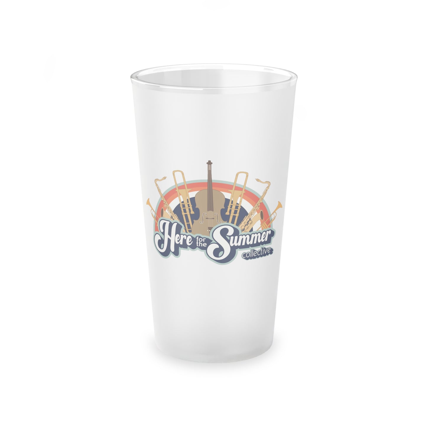 Here for the Summer Frosted Pint Glass, 16oz