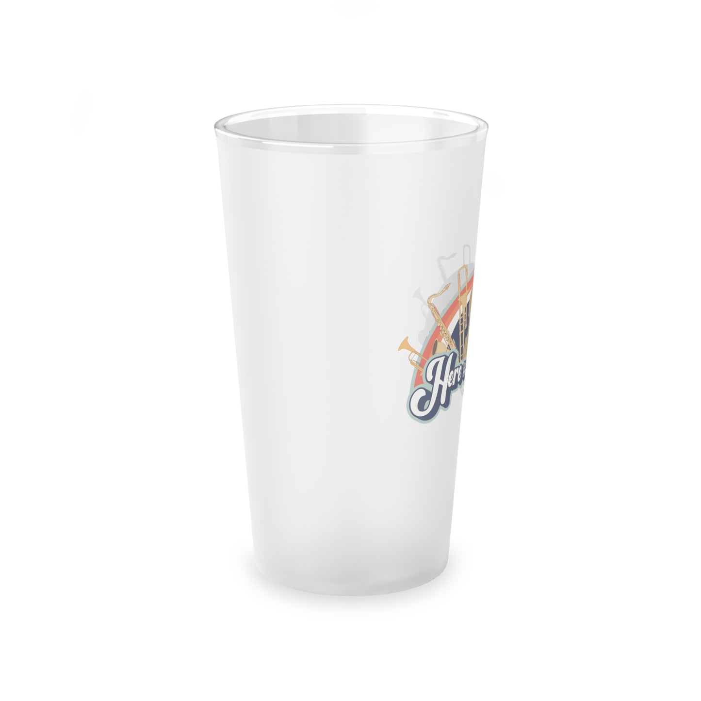 Here for the Summer Frosted Pint Glass, 16oz