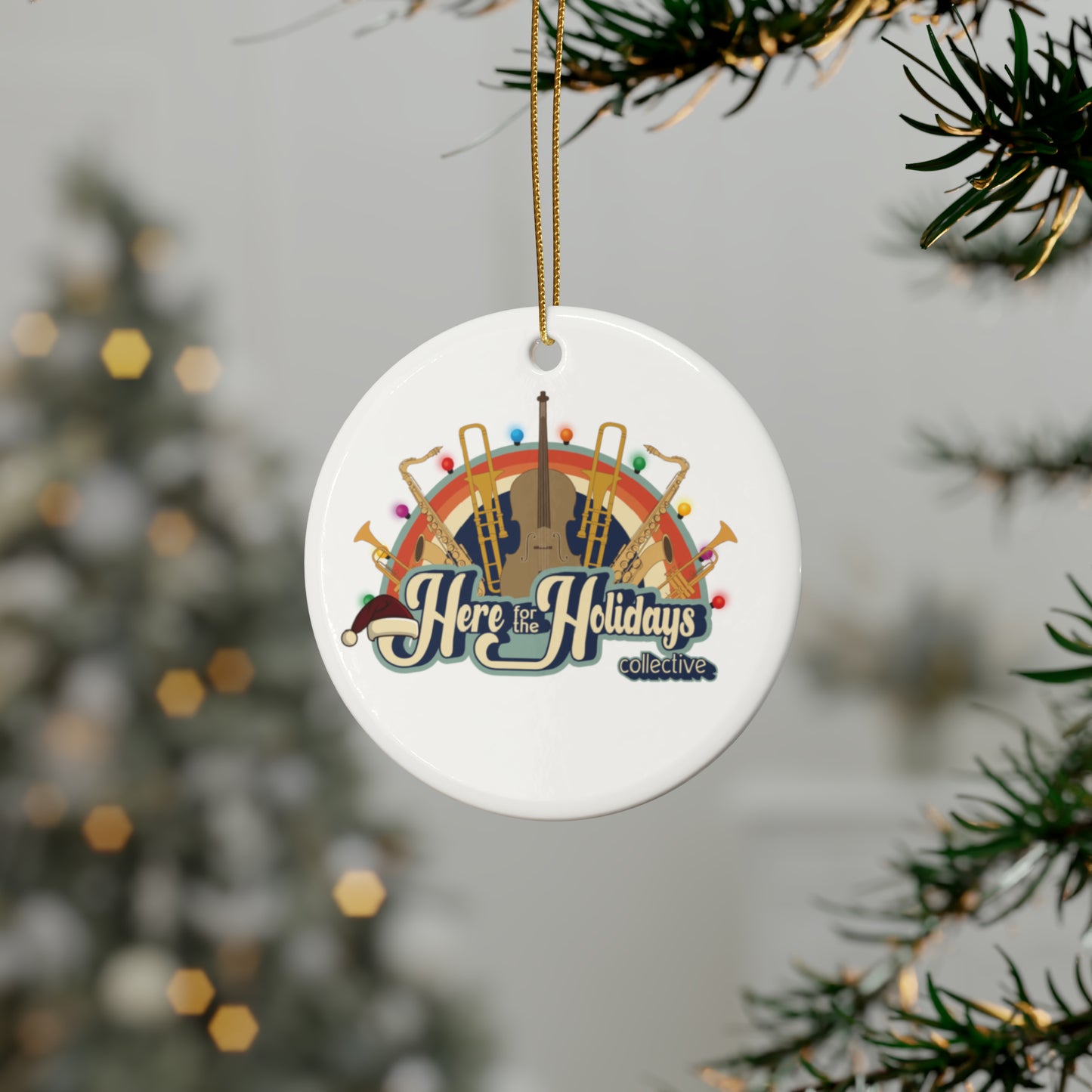 Here for the Holidays Ornament