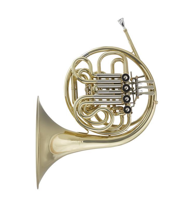 Blessing F/ Bb Double French Horn, Clear Lacquer Outfit
