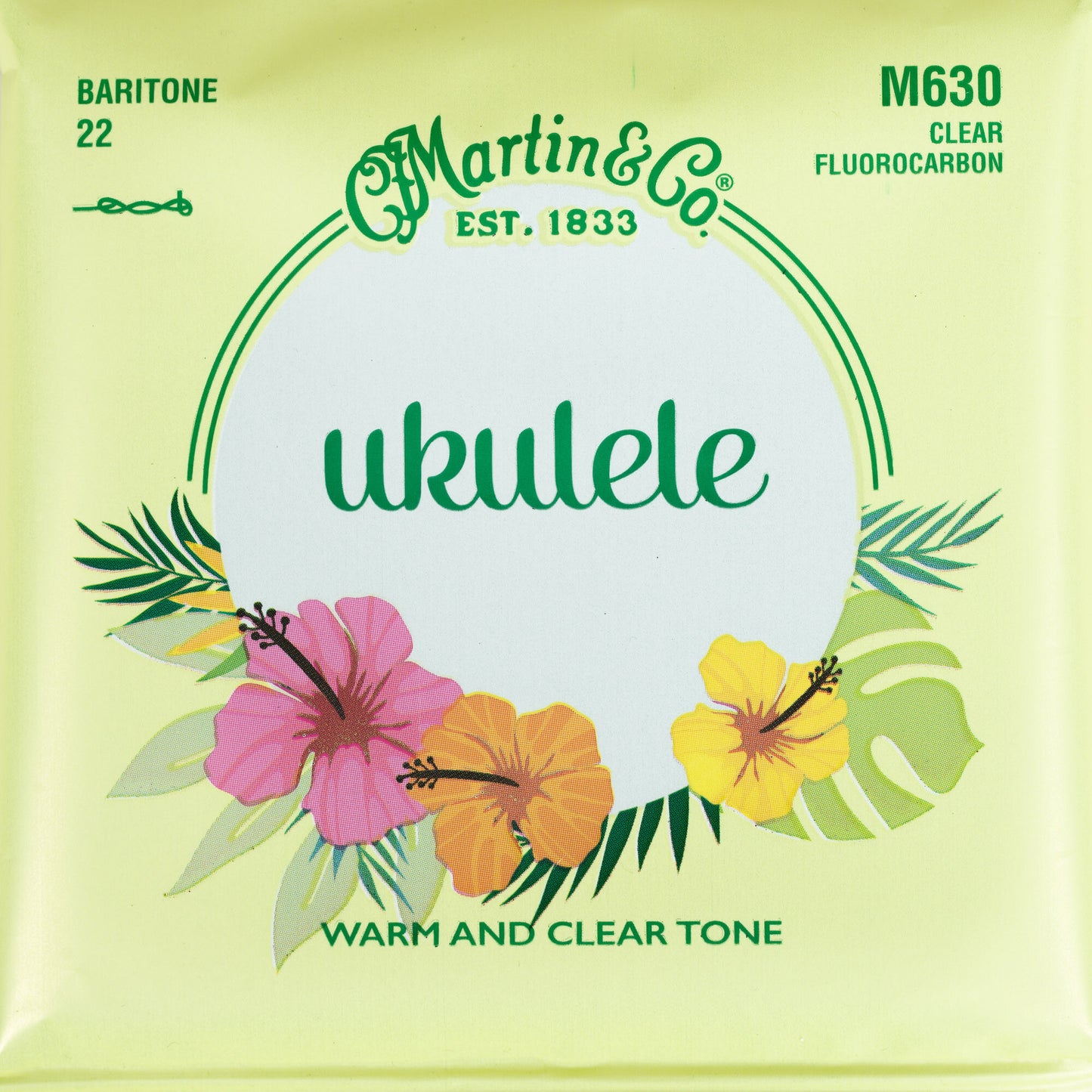 Martin & Co. Fluorocarbon Baritone Ukulele Strings 22-35 M630