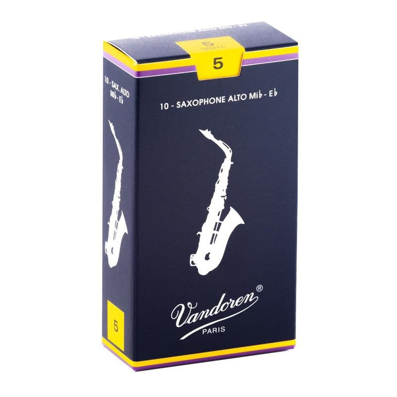 Vandoren Traditional Alto Saxophone Reeds - 10 Per Box