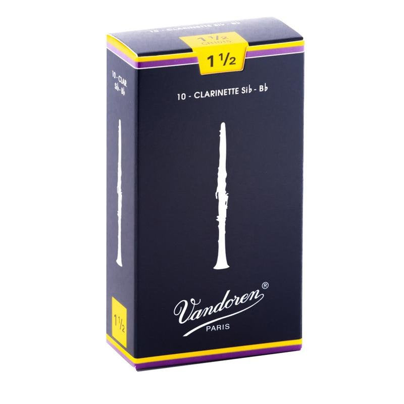 Vandoren Traditional Bb Clarinet Reeds - 10 Per Box