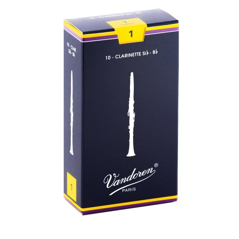 Vandoren Traditional Bb Clarinet Reeds - 10 Per Box