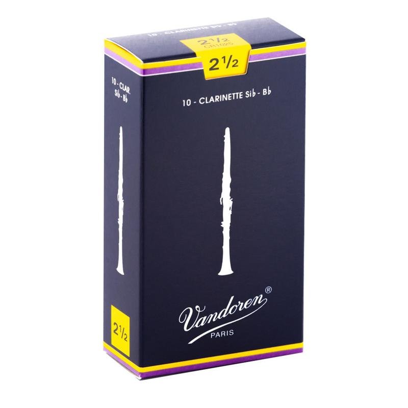 Vandoren Traditional Bb Clarinet Reeds - 10 Per Box