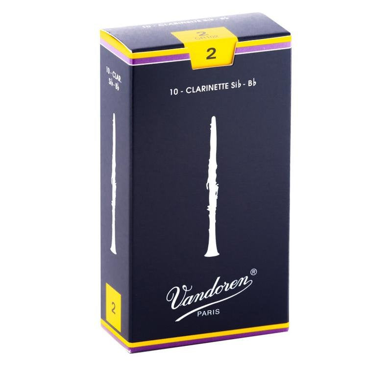Vandoren Traditional Bb Clarinet Reeds - 10 Per Box