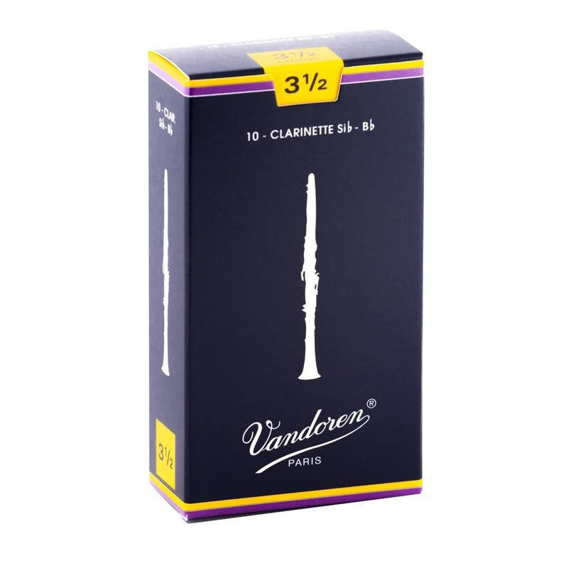 Vandoren Traditional Bb Clarinet Reeds - 10 Per Box
