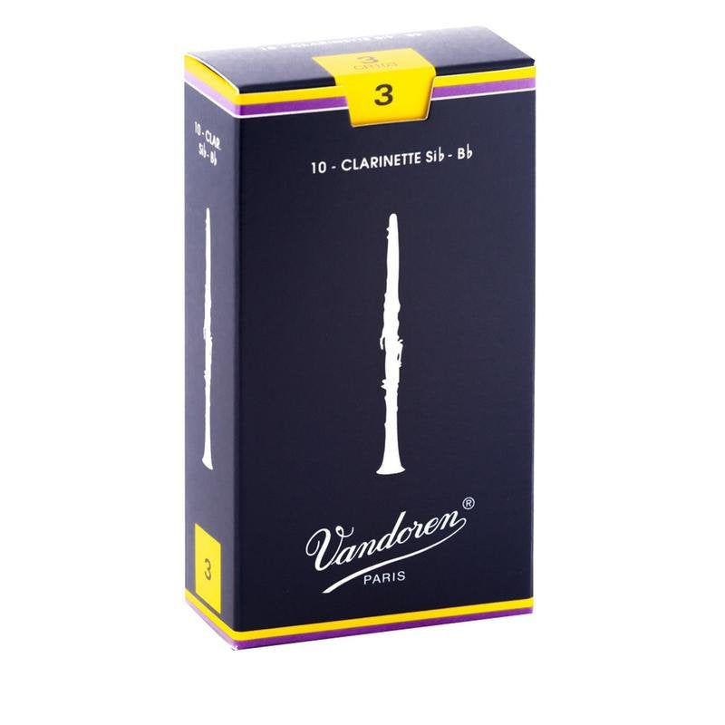 Vandoren Traditional Bb Clarinet Reeds - 10 Per Box