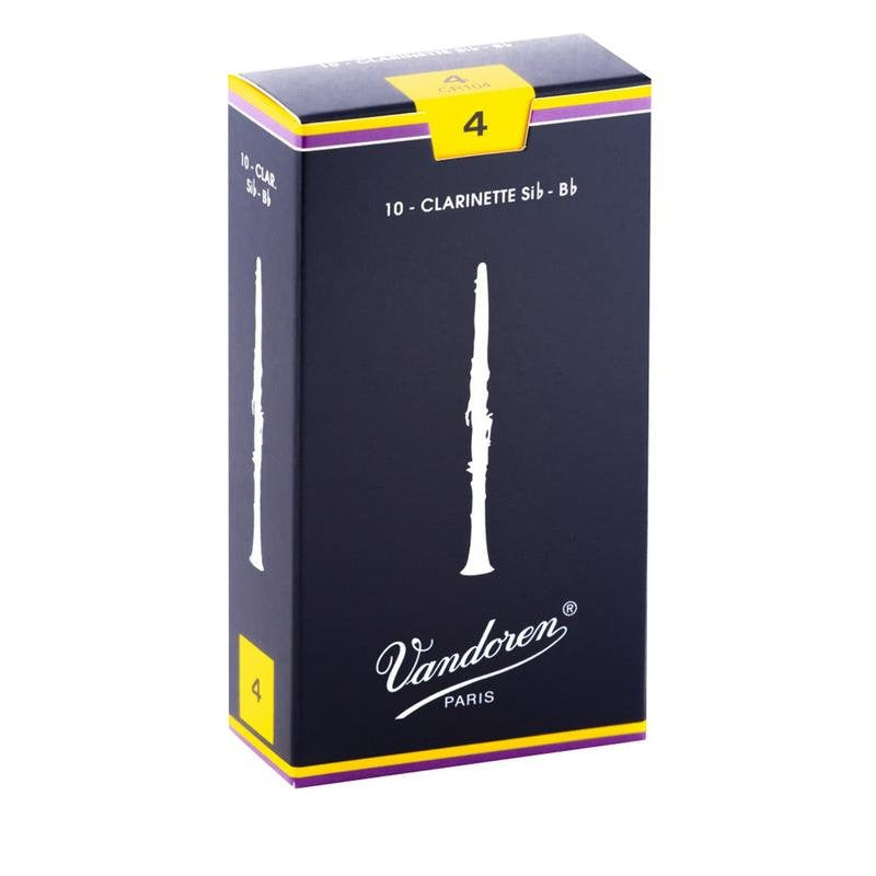 Vandoren Traditional Bb Clarinet Reeds - 10 Per Box