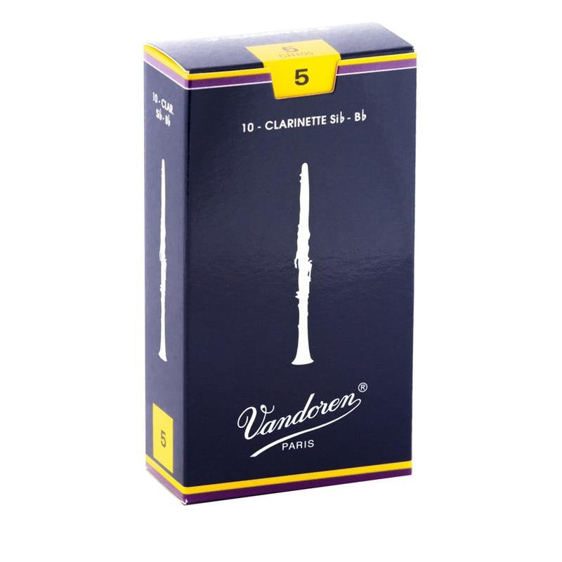 Vandoren Traditional Bb Clarinet Reeds - 10 Per Box