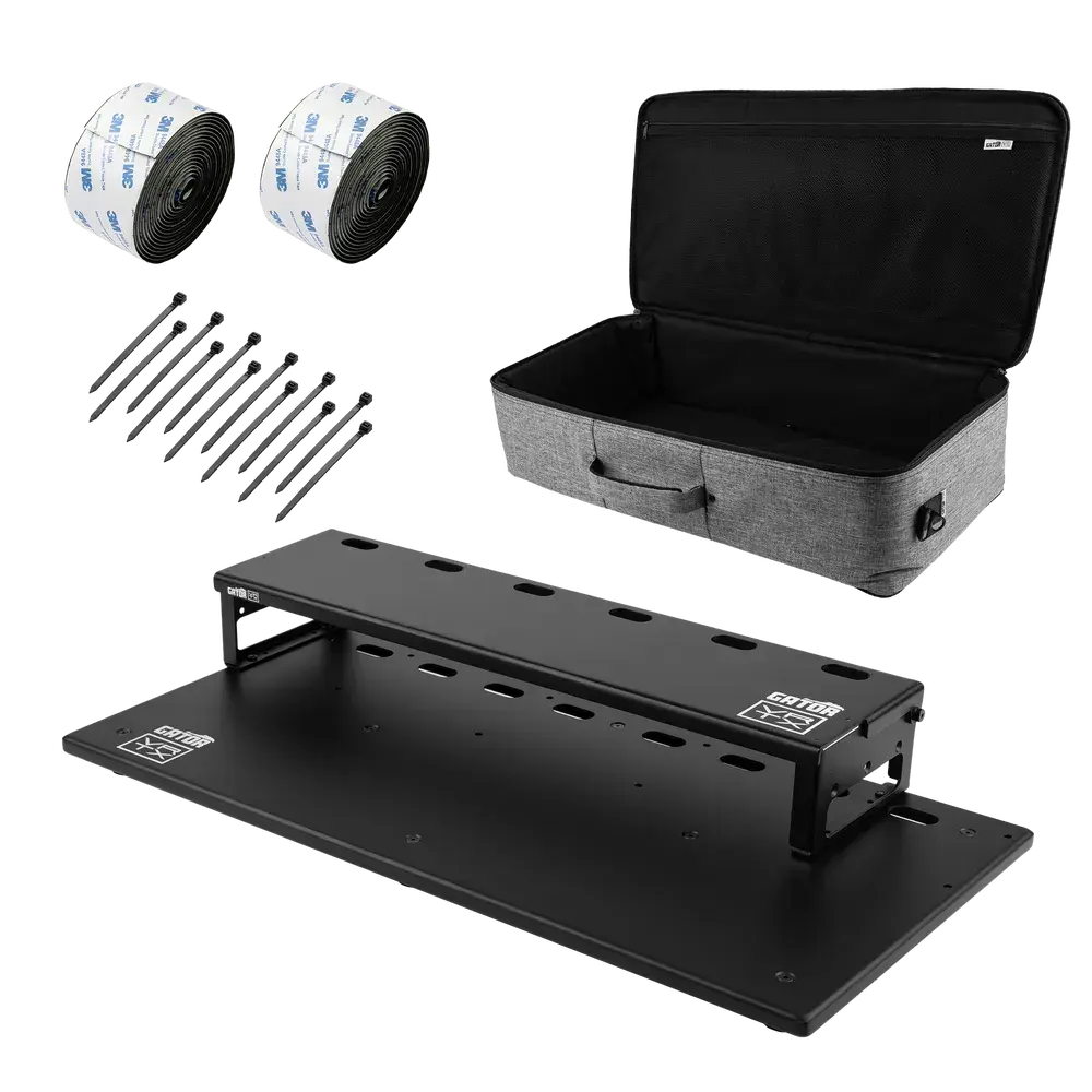 Gator Vertex Tour Compact 27 x 13 Pedalboard & 23 x 6 Riser –