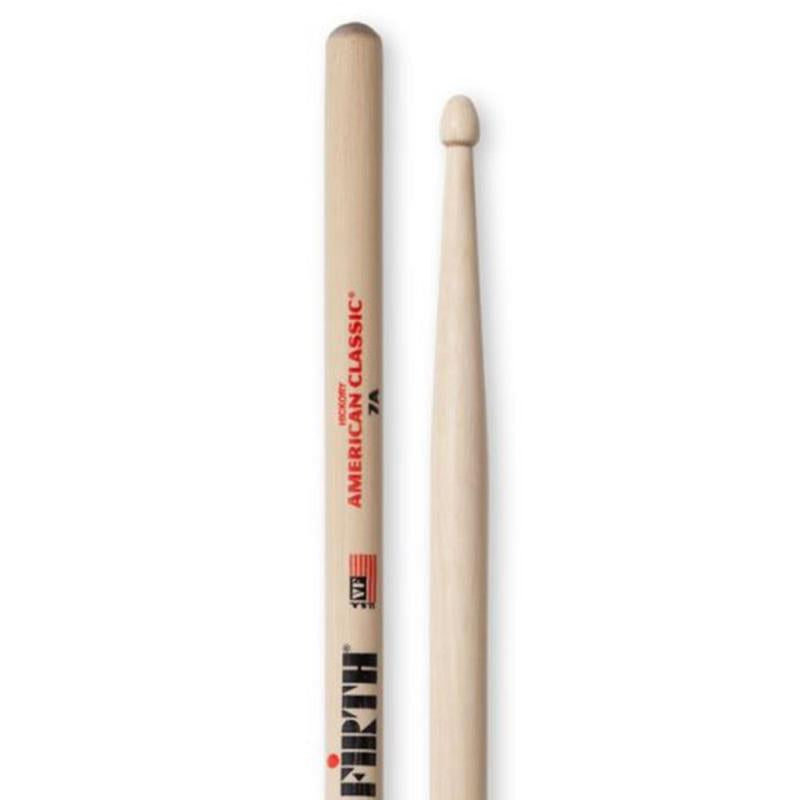 Vic Firth American Classic Sticks, 7A  Hickory Wood Tip