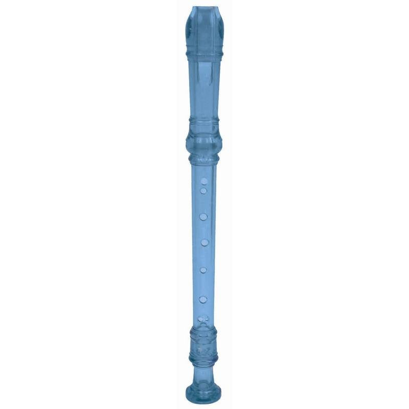 Zonda 3 Piece Blue Translucent Recorder with Bag