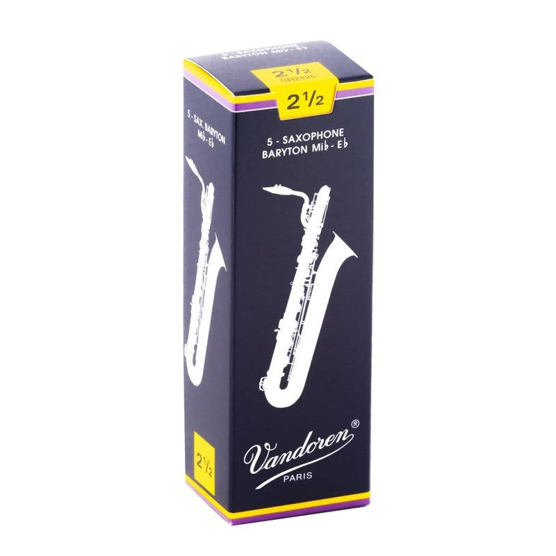 Vandoren Traditional Baritone Saxophone Reeds - 5 Per Box
