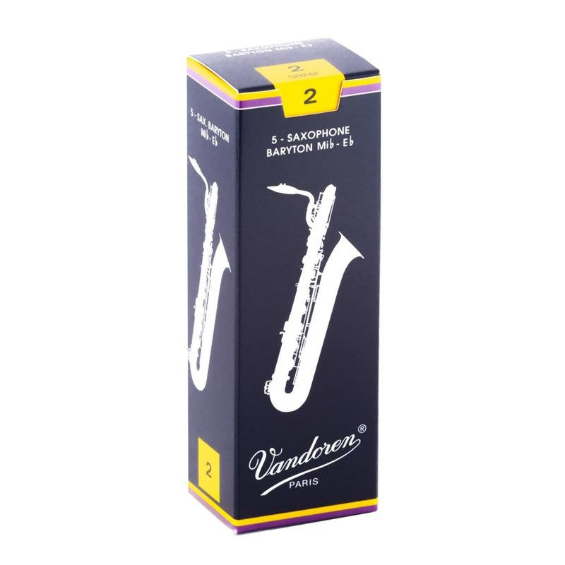 Vandoren Traditional Baritone Saxophone Reeds - 5 Per Box