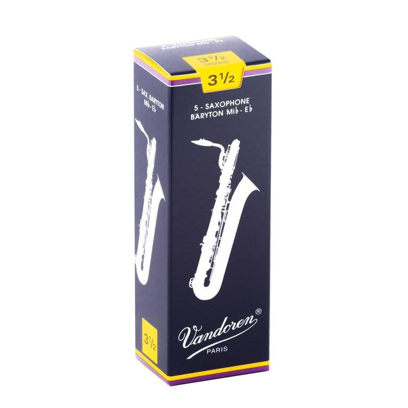 Vandoren Traditional Baritone Saxophone Reeds - 5 Per Box