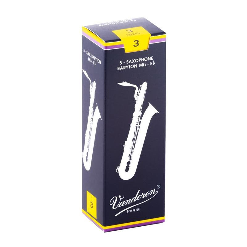 Vandoren Traditional Baritone Saxophone Reeds - 5 Per Box