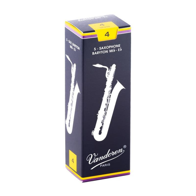 Vandoren Traditional Baritone Saxophone Reeds - 5 Per Box