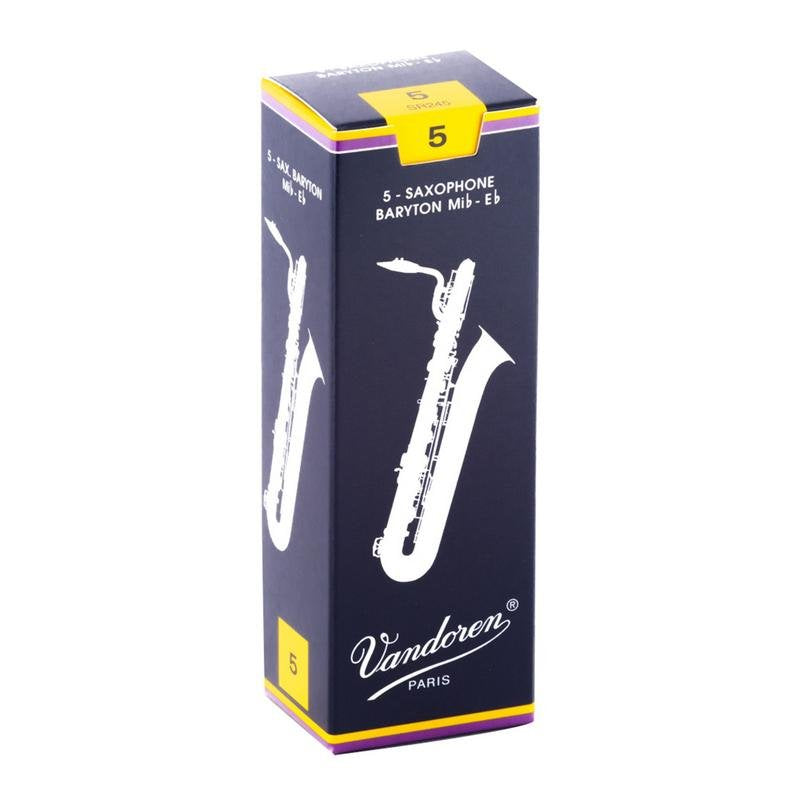 Vandoren Traditional Baritone Saxophone Reeds - 5 Per Box