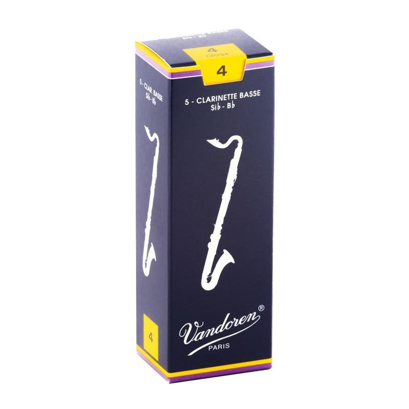 Vandoren Traditional Bass Clarinet Reeds - 5 Per Box