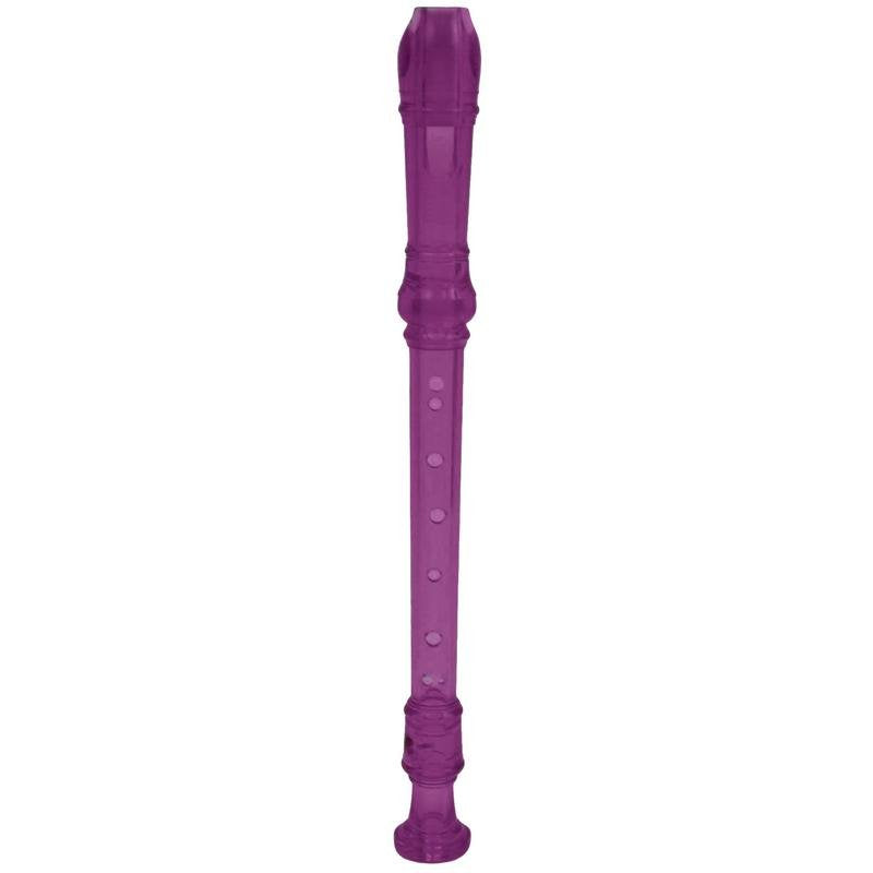 Zonda 3 Piece Purple Translucent Recorder with Bag
