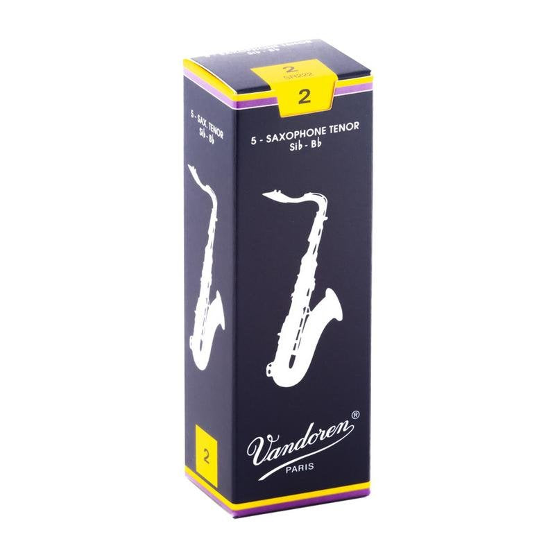 Vandoren Traditional Tenor Saxophone Reeds - 5 Per Box
